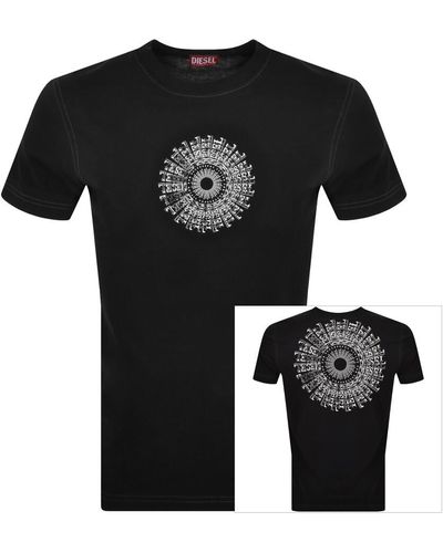 DIESEL T Diego K71 T Shirt - Black