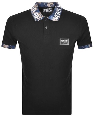 Versace Couture Polo T Shirt - Black