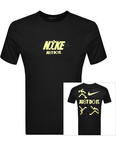 Nike Crew Neck Logo T Shirt - Black