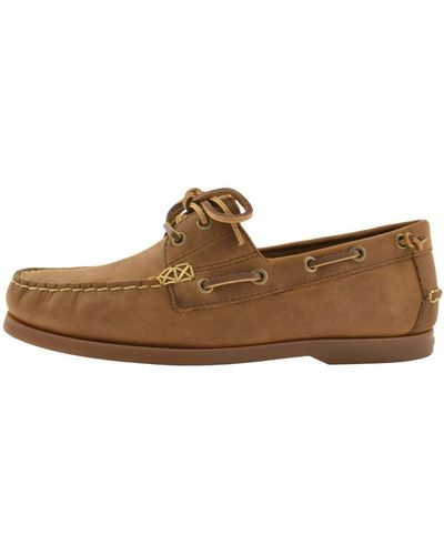 Ralph Lauren Merton Boat Shoes - Brown