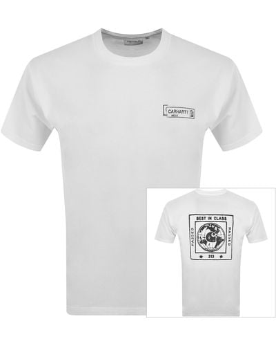 Carhartt Stamp Short Sleeved T Shirt - White