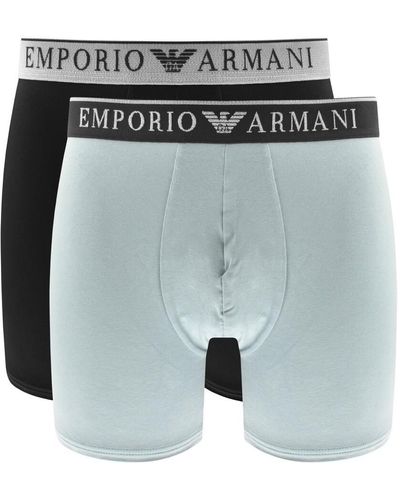 Armani Emporio Underwear 2 Pack Boxers - Blue