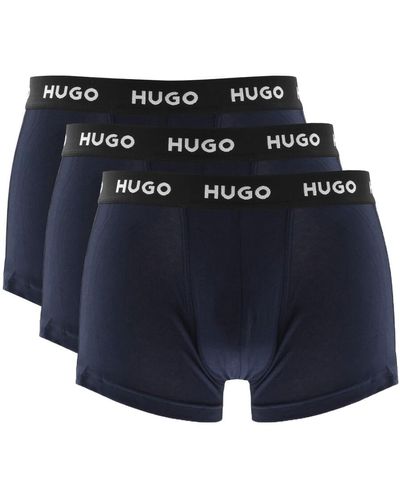 HUGO 3 Pack Trunks - Blue
