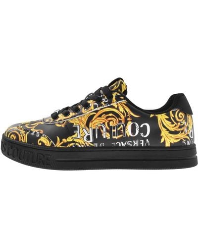 Versace Couture Fondo Court Trainers - Black