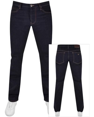 Armani Emporio J45 Regular Jeans Dark Wash - Blue
