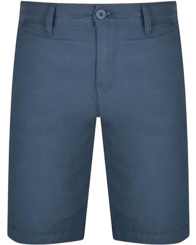 Timberland Poplin Chino Shorts - Blue