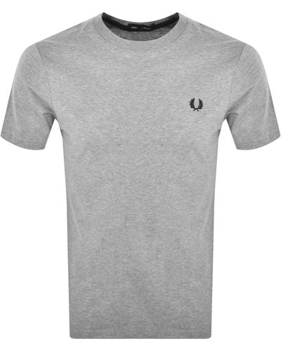 Fred Perry Crew Neck T Shirt - Grey