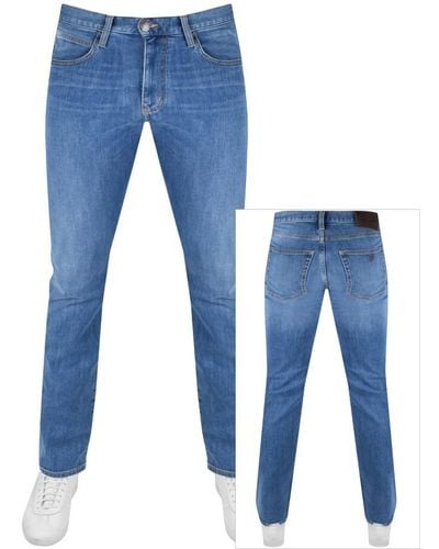 Armani Emporio J45 Regular Jeans Light Wash - Blue