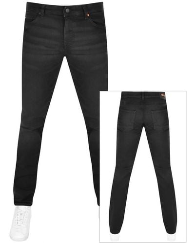 BOSS Boss Delaware Slim Fit Jeans - Black