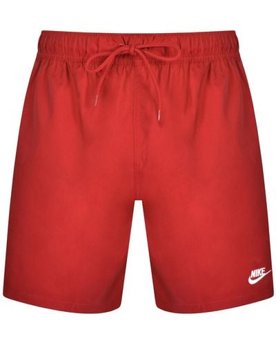 Nike Club Flow Swim Shorts - Red