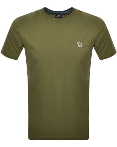 Paul Smith Regular Fit T Shirt - Green