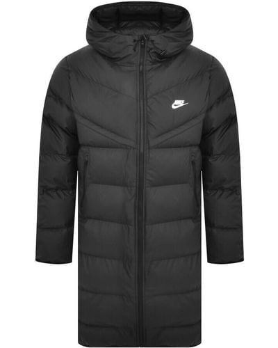 Nike Storm-fit Windrunner Long Parka Jacket - Black