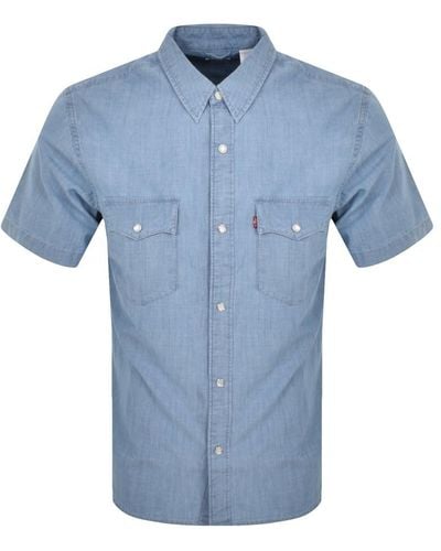 Levi denim shirts shop for sale