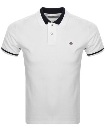 Vivienne Westwood Logo Polo T Shirt - White