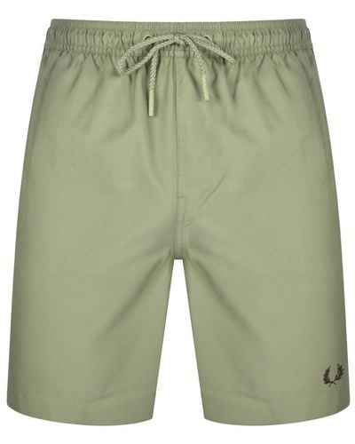 Fred Perry Classic Swim Shorts - Green