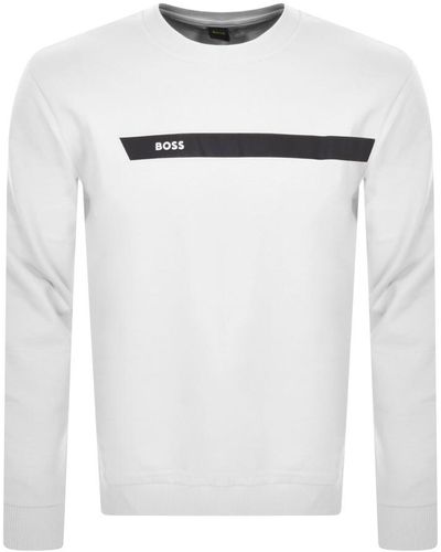 BOSS Boss Salbo 1 Sweatshirt - White