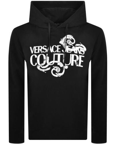 Versace Couture Logo Hoodie - Black