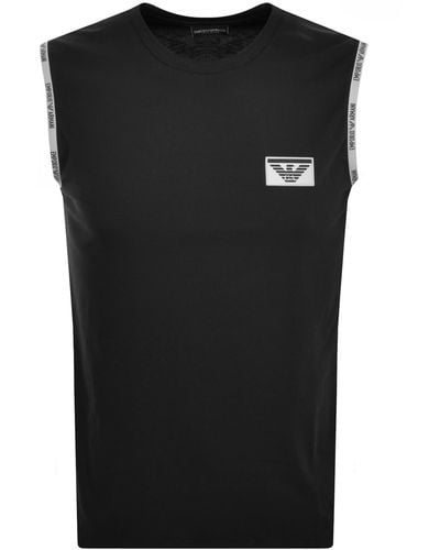Armani Emporio Vest Lounge T Shirt - Black