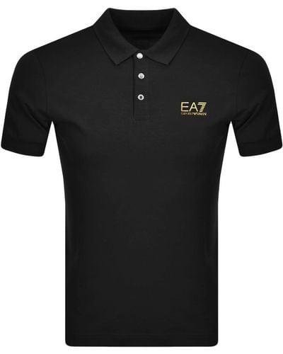 EA7 Emporio Armani Core Id Polo T Shirt - Black