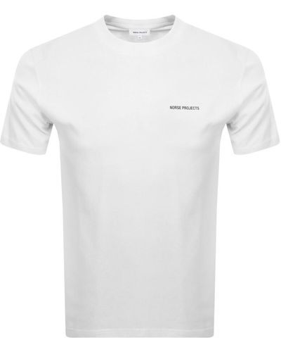 Norse Projects Logo T Shirt - White