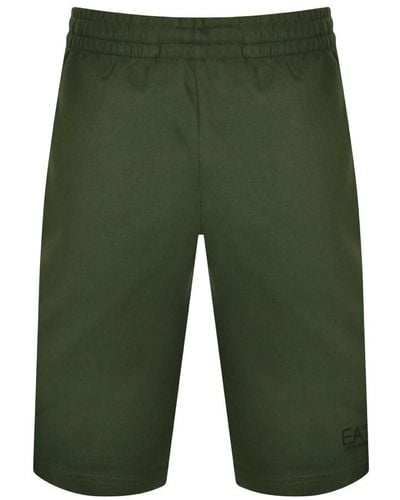 EA7 Emporio Armani Logo Shorts - Green