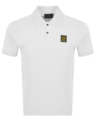 Belstaff Logo Polo T Shirt - White