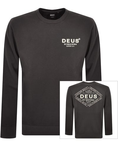 Deus Ex Machina Logo Sweatshirt - Black