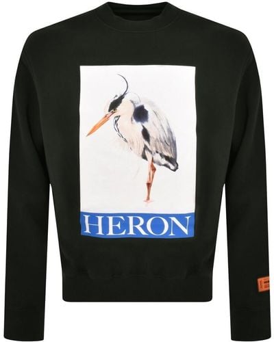 Heron Preston Painted Heron Sweatshirt - Black