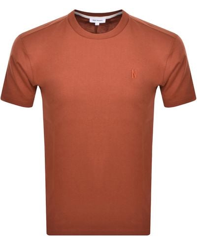 Norse Projects Logo T Shirt - Orange