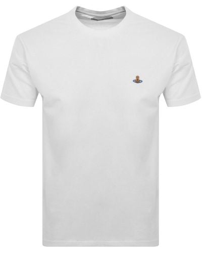 Vivienne Westwood Classic Logo T Shirt - White