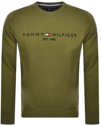 Tommy Hilfiger Logo Sweatshirt - Green