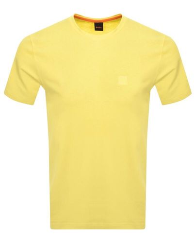 BOSS Boss Tales T Shirt - Yellow