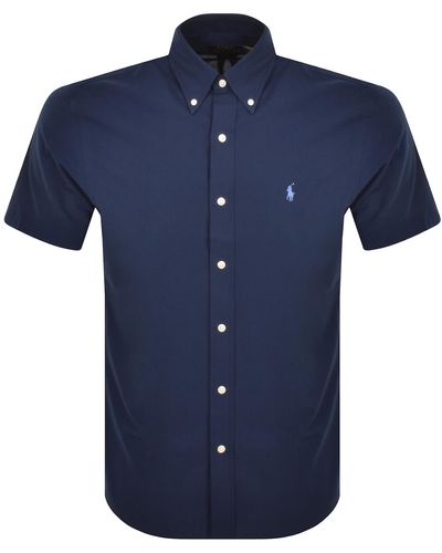 Ralph Lauren Short Sleeve Shirt - Blue