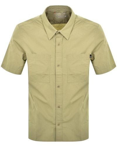 Timberland Ripstop Short Sleeve Shirt - Green