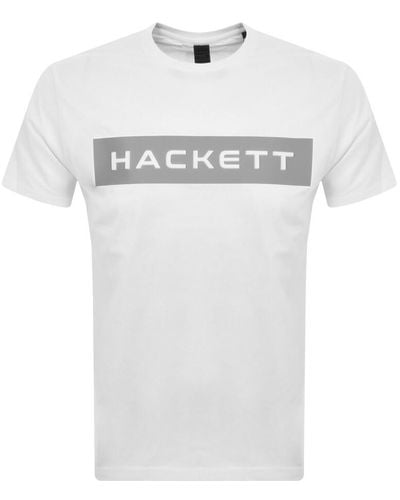 Hackett Hs T Shirt - White
