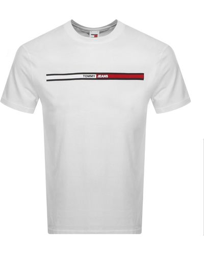 Tommy Hilfiger Essential Logo T Shirt - White