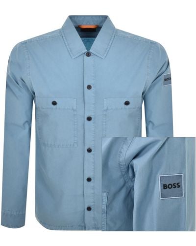BOSS Boss Locky 1 Overshirt - Blue