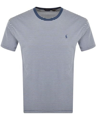 Ralph Lauren Classic Fit Stripe T Shirt - Blue
