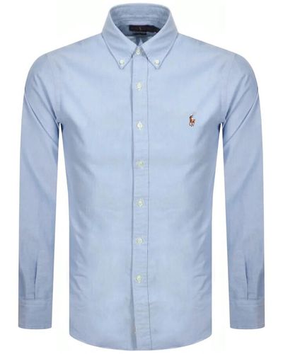 Ralph Lauren Slim Fit Oxford Shirt - Blue