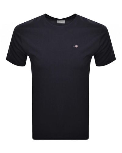 GANT Regular Shield T Shirt - Black