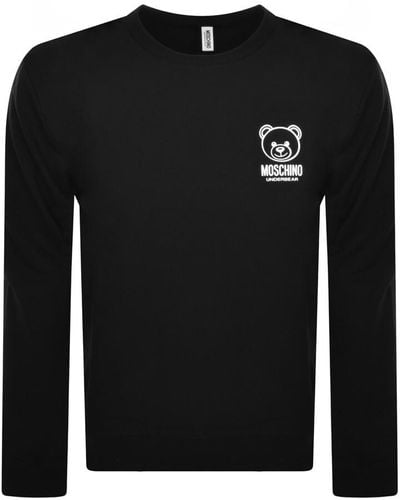 Moschino Teddybear Sweatshirt - Black
