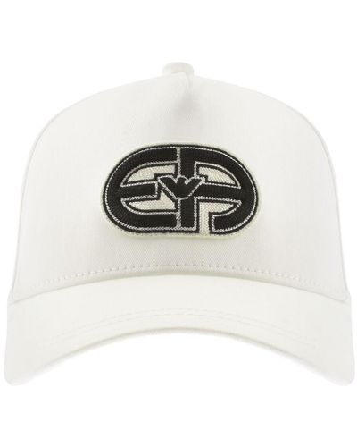 Armani Emporio Baseball Logo Cap - White