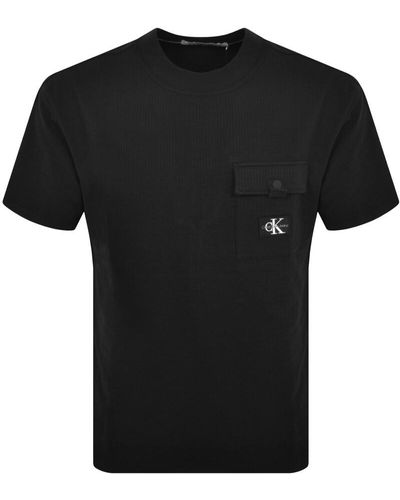 Calvin Klein Jeans Logo T Shirt - Black