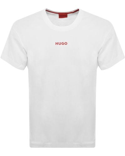 HUGO Linked T Shirt - White