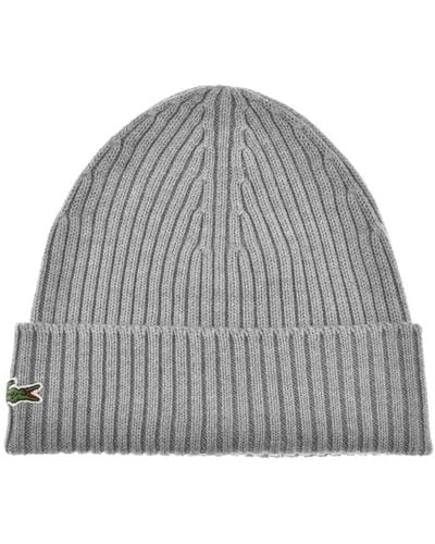 Lacoste Knitted Beanie - Gray