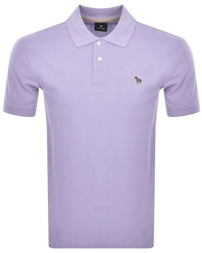 Paul Smith Regular Polo T Shirt - Purple