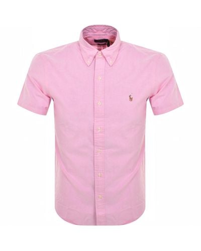 Ralph Lauren Short Sleeve Shirt - Pink