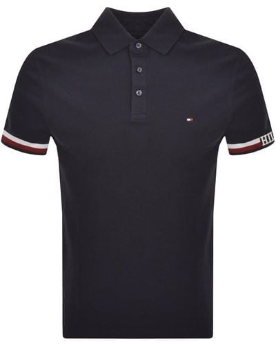 Tommy Hilfiger Slim Fit Polo T Shirt - Blue