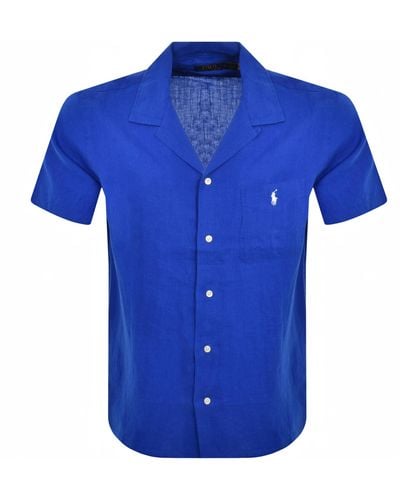 Ralph Lauren Short Sleeve Shirt - Blue