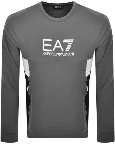 EA7 Emporio Armani Logo Sweatshirt - Grey